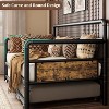 Metal Daybed Frame Twin Size, Twin Size Bed Frame, Heavy Duty Metal Twin Bed Frame, Daybed for Living Room Bedroom Guest Room, Brown - 4 of 4
