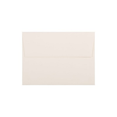 JAM Paper A7 Strathmore Invitation Envelopes 5.25 x 7.25 Natural White Wove 44507