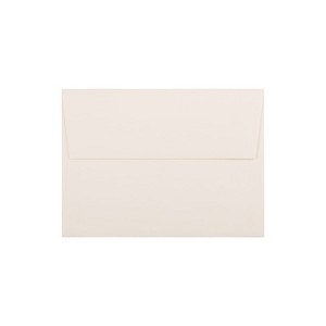 JAM Paper A7 Strathmore Invitation Envelopes 5.25 x 7.25 Natural White Wove 44507 - 1 of 2
