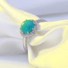 Cats Eye Statement Ring for Women Sterling Silver Cz Ginger Lyne Collection - 4 of 4