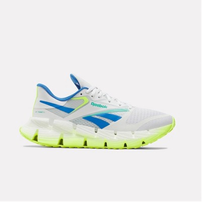 footwear white / digital lime / kinetic blue