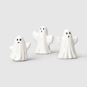 MIST ARRIVE GHOST 美顔器 Limited Edition 3pc Shiny Ceramic Ghosts Decorative Accent Set - Hyde and EEK