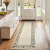 Washable Rugs for Bedroom Farmhouse Floral Floor Mats with Non-Slip Backing, Ultra-Soft Low Pile Living Room Carpet - 2 of 4