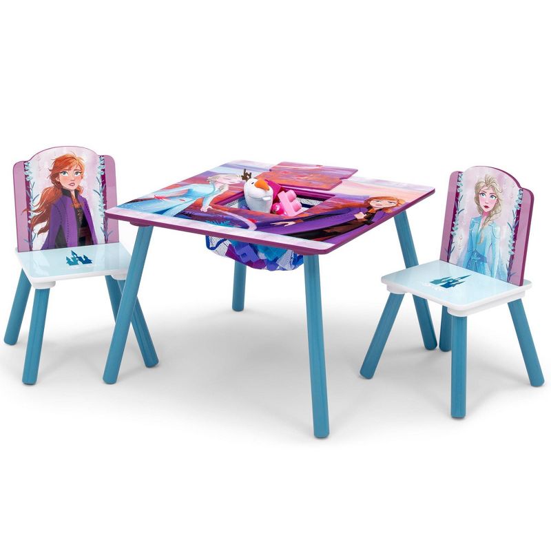 Disney Frozen 2 Kids&#39; Table and Chair Set with Storage - Delta Children, 4 of 9