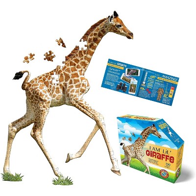 Madd Capp Games I AM Lil Giraffe 100 Piece Animal-Shaped Jigsaw Puzzle