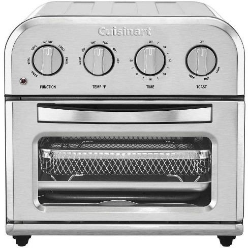 Cuisinart 1800 W 6-Slice Brushed Silver Toaster Oven and Air Fryer