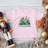 Tis The Season Painted Trees - Toddler Short Sleeve Graphic T-Shirt - 2 of 4