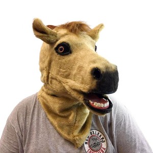 KBW Over-The-Head Moving-Mouth Horse Costume Mask - 1 of 3