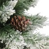 Northlight Medium Flocked Angel Pine Artificial Christmas Tree - 6' - Unlit - image 3 of 4