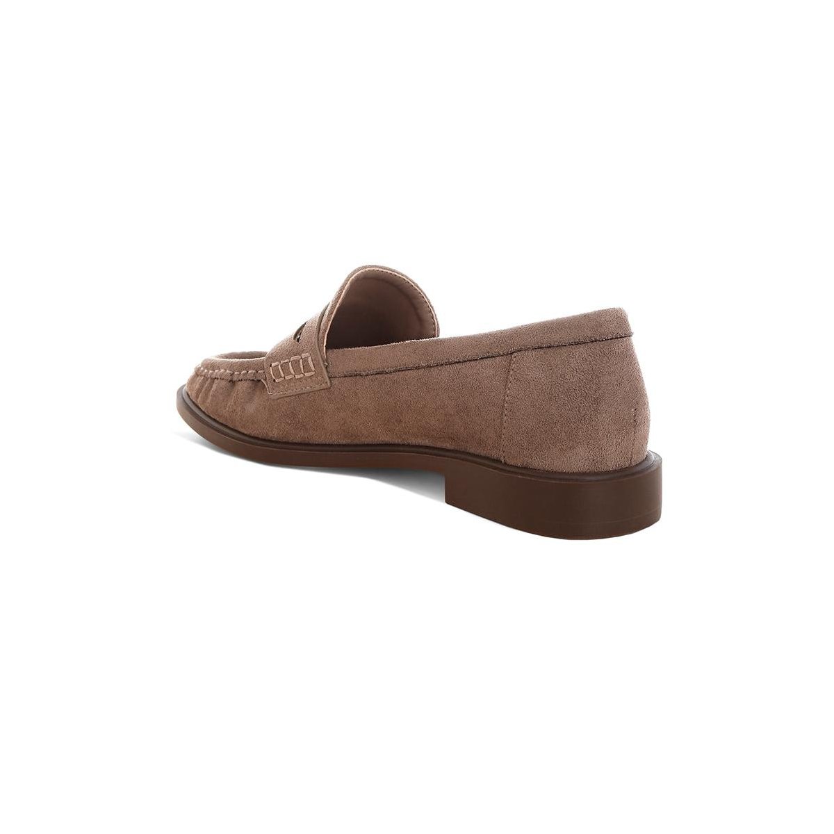 Женские туфли London Rag Womens Fhalko Penny Strap Low Block Heel Loafers 8 — фото 3