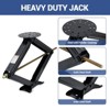 Camper Trailer Stabilizer Leveling Scissor Jacks, 7500 Lbs Heavy Duty RV Scissor Jack with Crank Handle for Travel Trailer Camper - 3 of 4