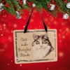 This Little Piggy 3.5 Inch Calico Cat Plaque Purrfect Friends Kitten Tree Ornaments - 3 of 3