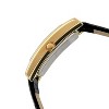 Peugeot Women's 34x20mm Contour Dress Watch Black Leather Strap - 3 of 4