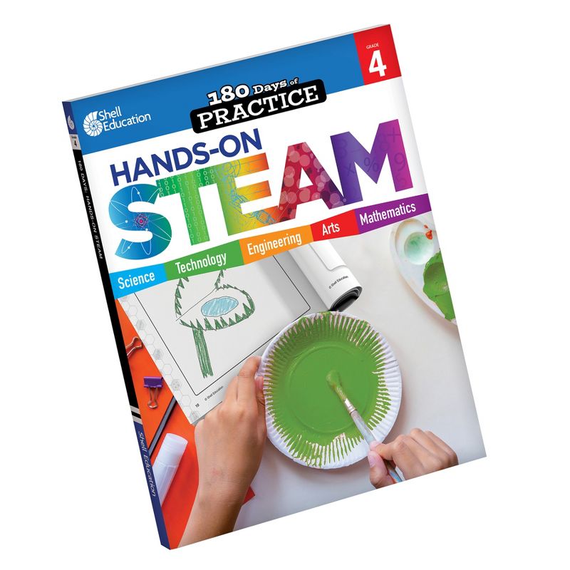 Shell Education 180 Days STEAM, Science, & Math Grade 4: 3-Book Set, 3 of 4