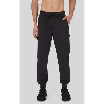 JOGGERS - 90 Degree By Reflex Woven Stretch Joggers Size Large - Black NWT