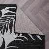 World Rug Gallery Floral Leaves Textured Flat Weave Indoor/Outdoor Area Rug - 4 of 4
