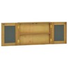 VidaXL Mirror Cabinet 23.6 in.x3.9 in.x15.7 in. Solid Wood Teak - 3 of 4