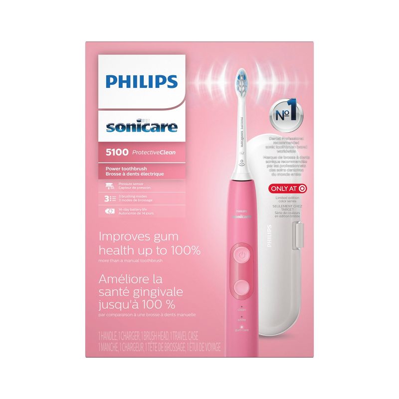 Philips Sonicare ProtectiveClean 5100 Gum Health Rechargeable Electric Toothbrush, 1 of 9