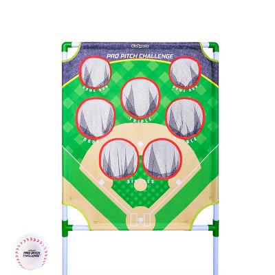 GoSports Pro Pitch Challenge Baseball Toss Game Set with PVC Frame