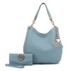 MKF Collection Ashley Vegan Leather Women’s Hobo Shoulder Bag with Wristlet Wallet by Mia K - 2 of 4
