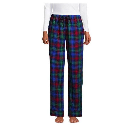 Lands' End Women's Print Flannel Pajama Pants : Target