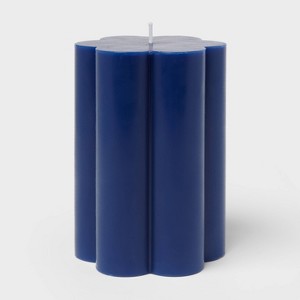 Blue Scallop Figural Candle - Room Essentials™ - 1 of 3