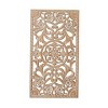 Wood Floral Intricately Carved Wall Decor Brown - Olivia & May: Bohemian Style, Botanical Carving, Vertical Orientation - 2 of 4
