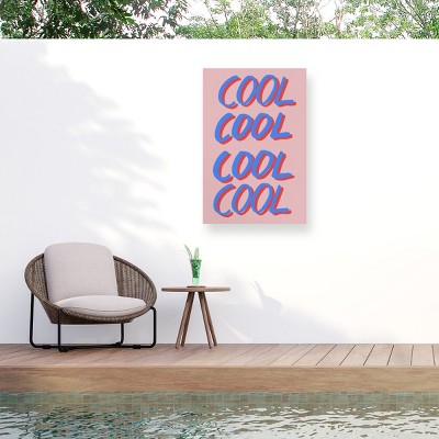 Trademark Fine Art - Pictufy Studio Cool Quote 02 Matted Framed Art
