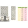 Outdoor Geometry Modern Area Rug Turkish Style.Washable, Foldable, Non-Slip, Light Weight Carpet Stain-Resistant, Breathable, Easy to Clean Sturdy - 2 of 4