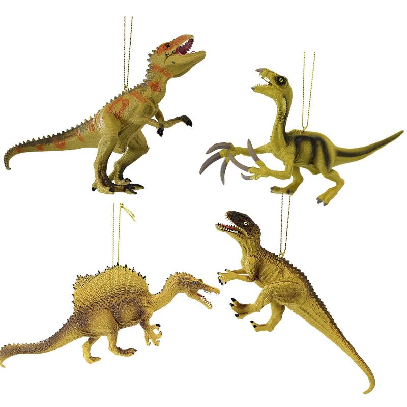 Kurt S. Adler 4.5 Inch Dinosaur Set Triassic Period Extinct Tree Ornament Sets, 1 of 6