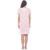 Casual Nights Women's Super Soft Yummy Nightshirt, Short Sleeve Nightgown, Night Dress with Fun Prints & Patterns - 4 of 4