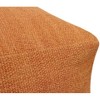 Moti Remi Pouf in Handwoven Contemporary Orange Wool - 4 of 4