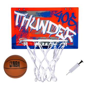 NBA Oklahoma City Thunder Over The Door Mini Basketball Hoop