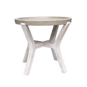 Pebble Lane Living 21" Bali Round Tall Side Table - 1 of 4