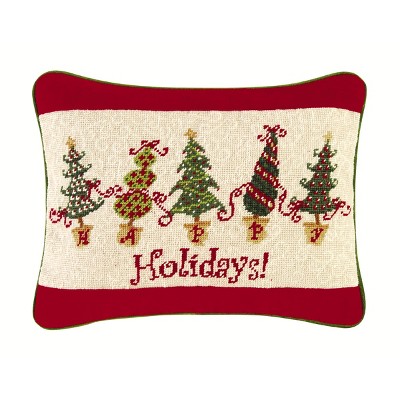 C&F Home 12" x 16" Dancing Tree Needlepoint Pillow