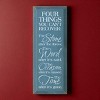 Slickblue Four Things You Can’t Recover Wood Sign – Rustic Wall Decor – Inspirational Quote 7x18 Inches, Color Options - 2 of 3