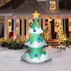 Gemmy Christmas Airblown Inflatable Tree S LG, 9 ft Tall, Multi - 2 of 4