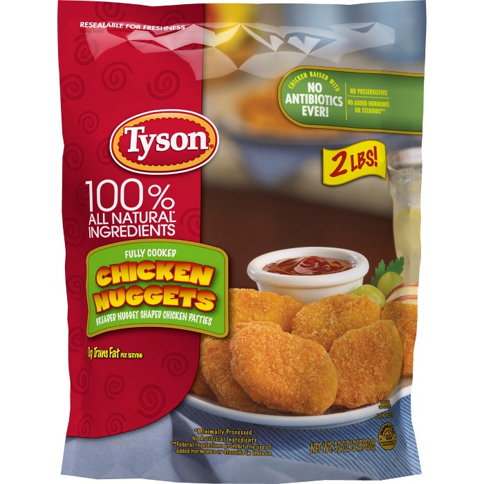 Tyson All Natural Chicken Nuggets 32oz Target