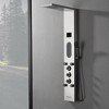 BWE 5-jet shower panel system with rain shower head and shower rail, shower tower with LED light - 2 of 4