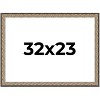 PosterPalooza | Ornate Silver Picture Frame - UV Acrylic, Backing Board, Hanging Hardware Included - 2 of 4