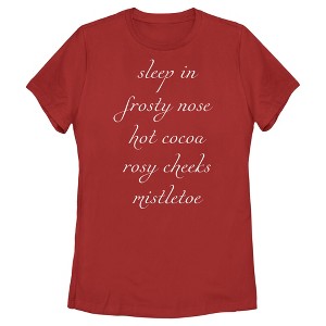Women's Lost Gods Winter List T-Shirt - 1 of 4