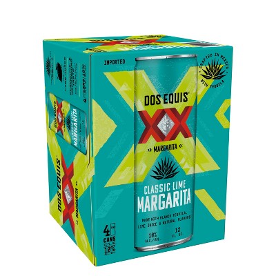 Dos Equis Margarita Classic Lime - 4pk/12 fl oz Cans