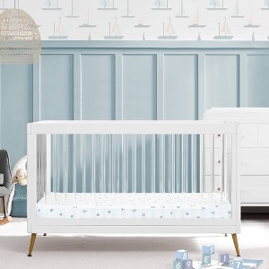 Delta Children Sloane 4-in-1 Acrylic Convertible Crib - Greenguard Gold Certified - 1 of 4