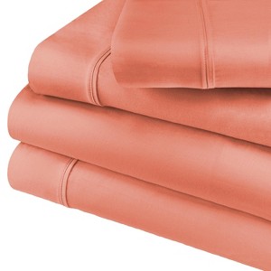 Cotton Blend 800 Thread Count Deep Pocket Sheet Set by Blue Nile Mills - 1 of 4