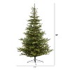 9ft. Layered Spruce Artificial Christmas Tree with 750 Clear LED Lights and 2055 Branches – Majestic Holiday X-Mas Display - 2 of 4
