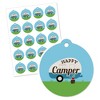 Big Dot of Happiness Happy Camper - Camping Baby Shower or Birthday Party Favor Gift Tags (Set of 20) - 2 of 4