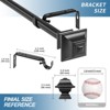 Urbanest 1-inch Diameter Pila Adjustable Single Drapery Curtain Rod - 3 of 4