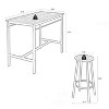 Bar Table and Chairs Set - 3 of 4