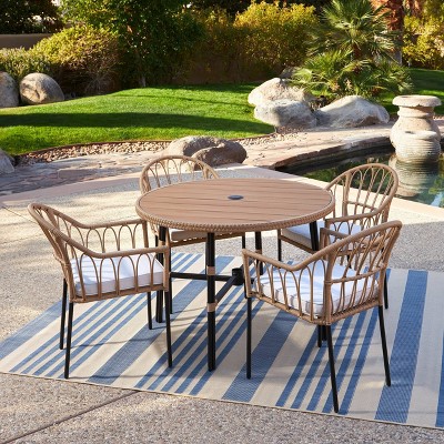 Hana 5pc Outdoor Dining Set - Haven Way