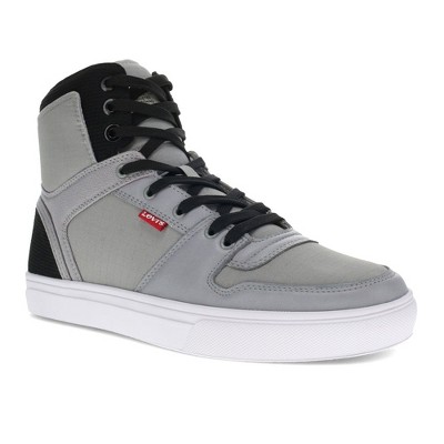 Levi s Mens Mason Hi Cz Casual Fashion Sneaker Boot Grey black